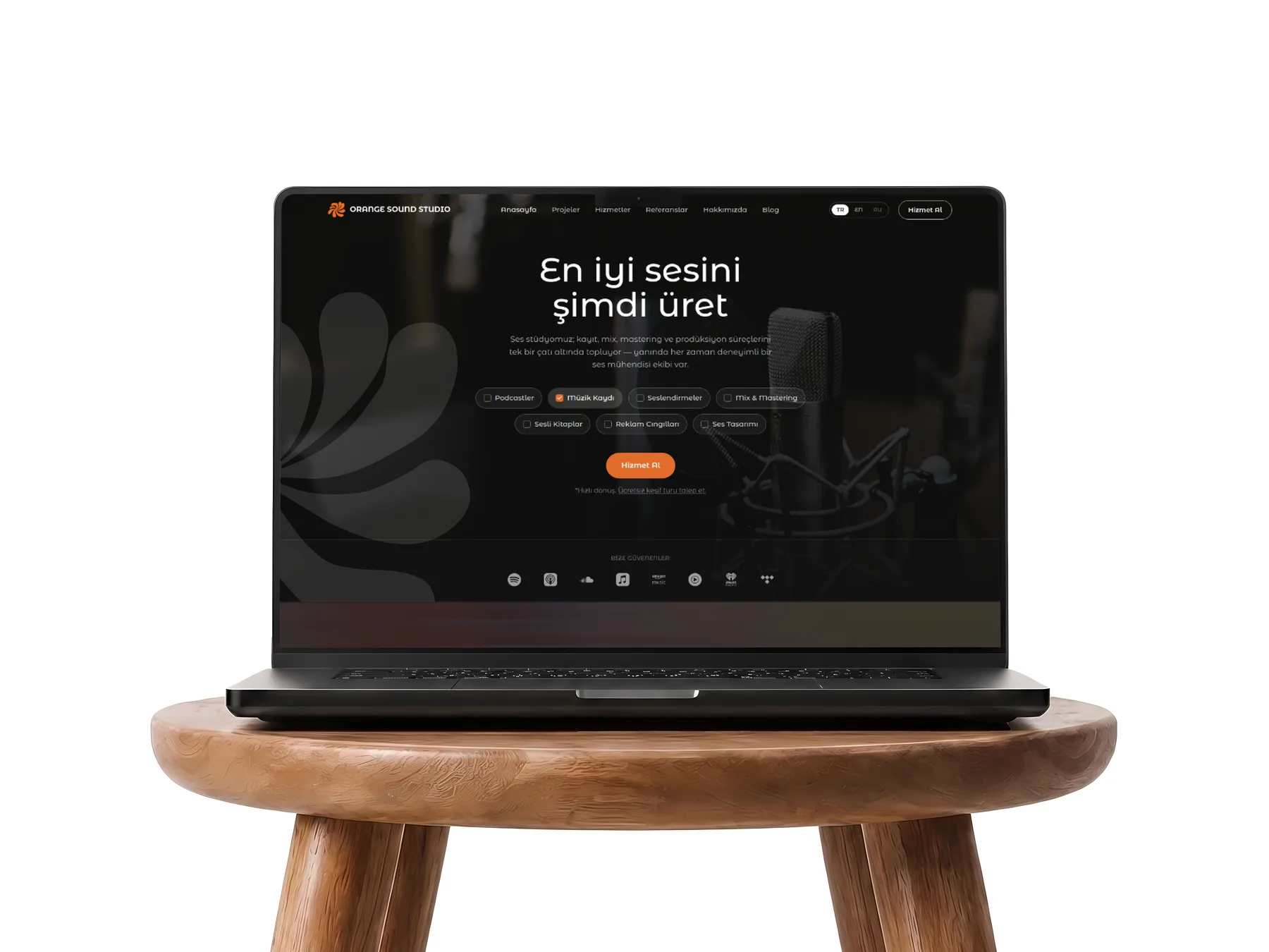 Orange Sound Studio - UI